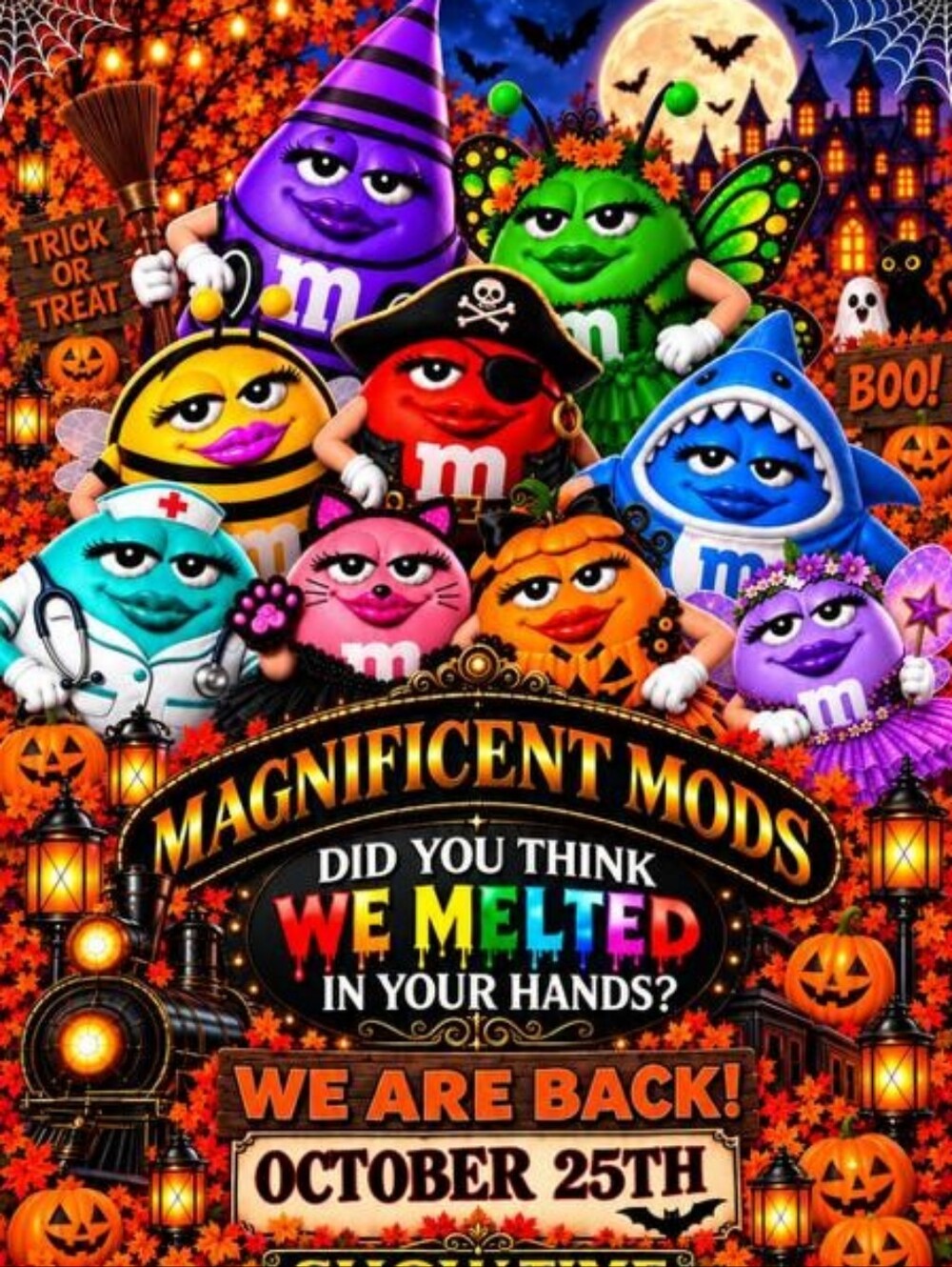 M&M's Magnificent MOD Train OCT 25TH